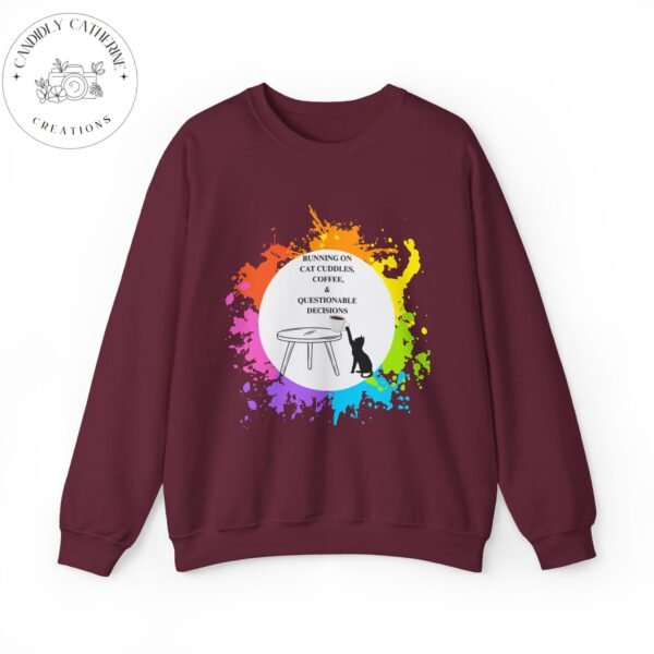 Cat Cuddles and Coffee-Unisex Pullover Sweatshirt - Image 24