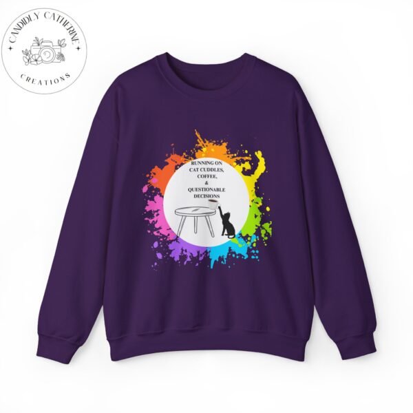 Cat Cuddles and Coffee-Unisex Pullover Sweatshirt - Image 88