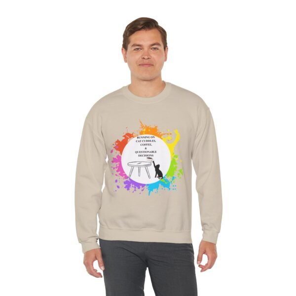 Cat Cuddles and Coffee-Unisex Pullover Sweatshirt - Image 20