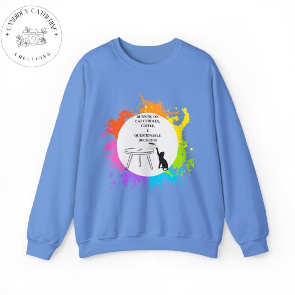 Cat Cuddles and Coffee-Unisex Pullover Sweatshirt - Image 48