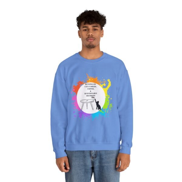 Cat Cuddles and Coffee-Unisex Pullover Sweatshirt - Image 51