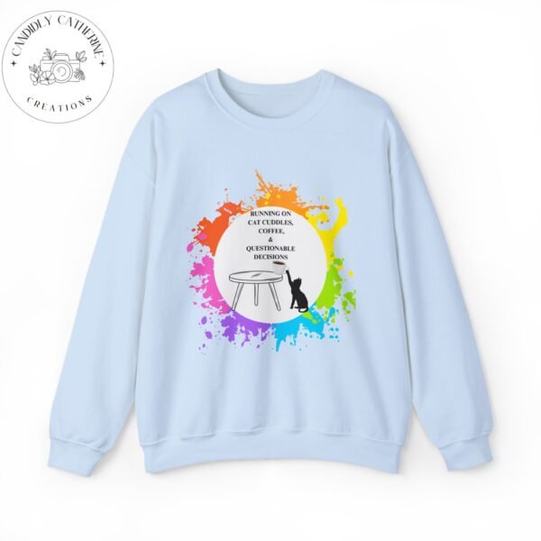Cat Cuddles and Coffee-Unisex Pullover Sweatshirt - Image 40
