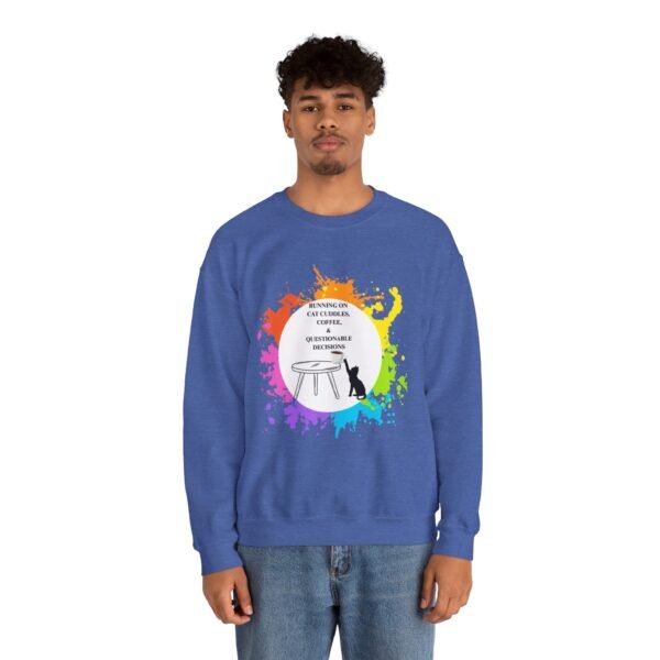 Cat Cuddles and Coffee-Unisex Pullover Sweatshirt - Image 59