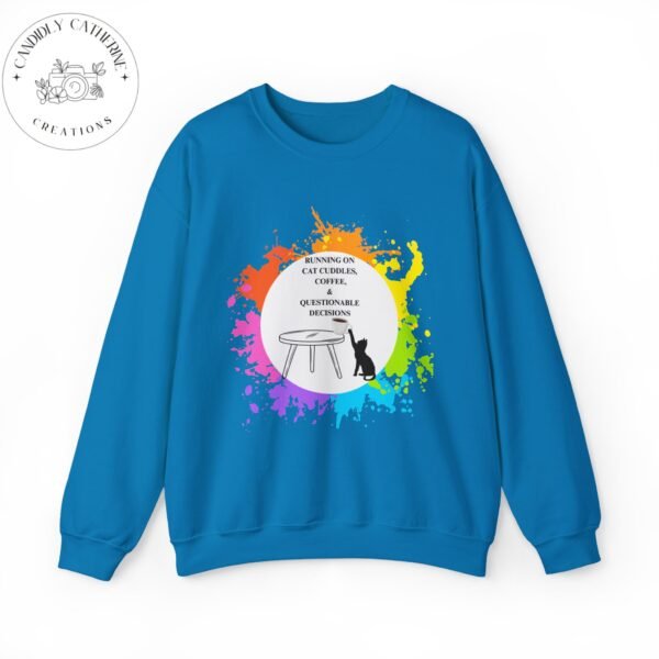 Cat Cuddles and Coffee-Unisex Pullover Sweatshirt - Image 64