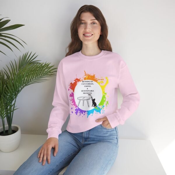 Cat Cuddles and Coffee-Unisex Pullover Sweatshirt - Image 102