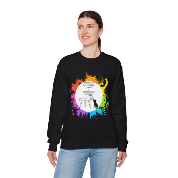 Cat Cuddles and Coffee-Unisex Pullover Sweatshirt - Image 13