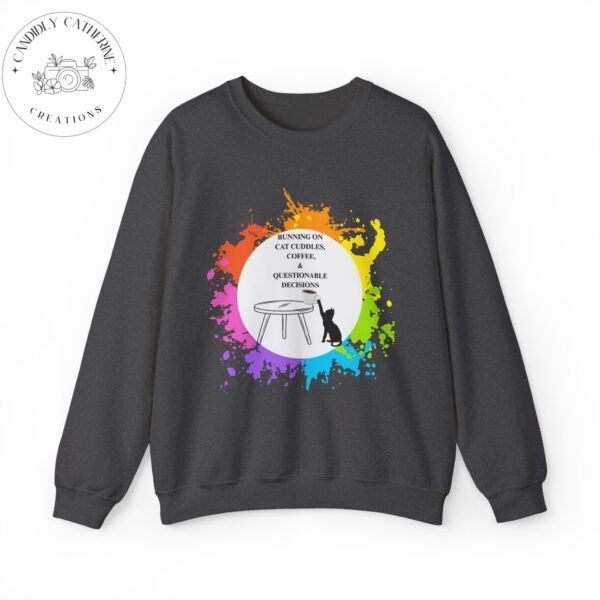 Cat Cuddles and Coffee-Unisex Pullover Sweatshirt - Image 32